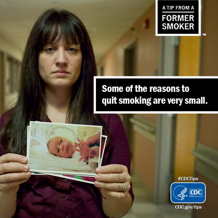 Some of the reasons to quit smoking are very small - CDC