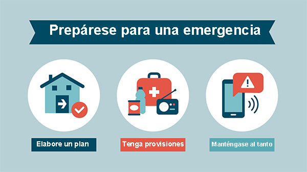 Prepárese para una emergencia