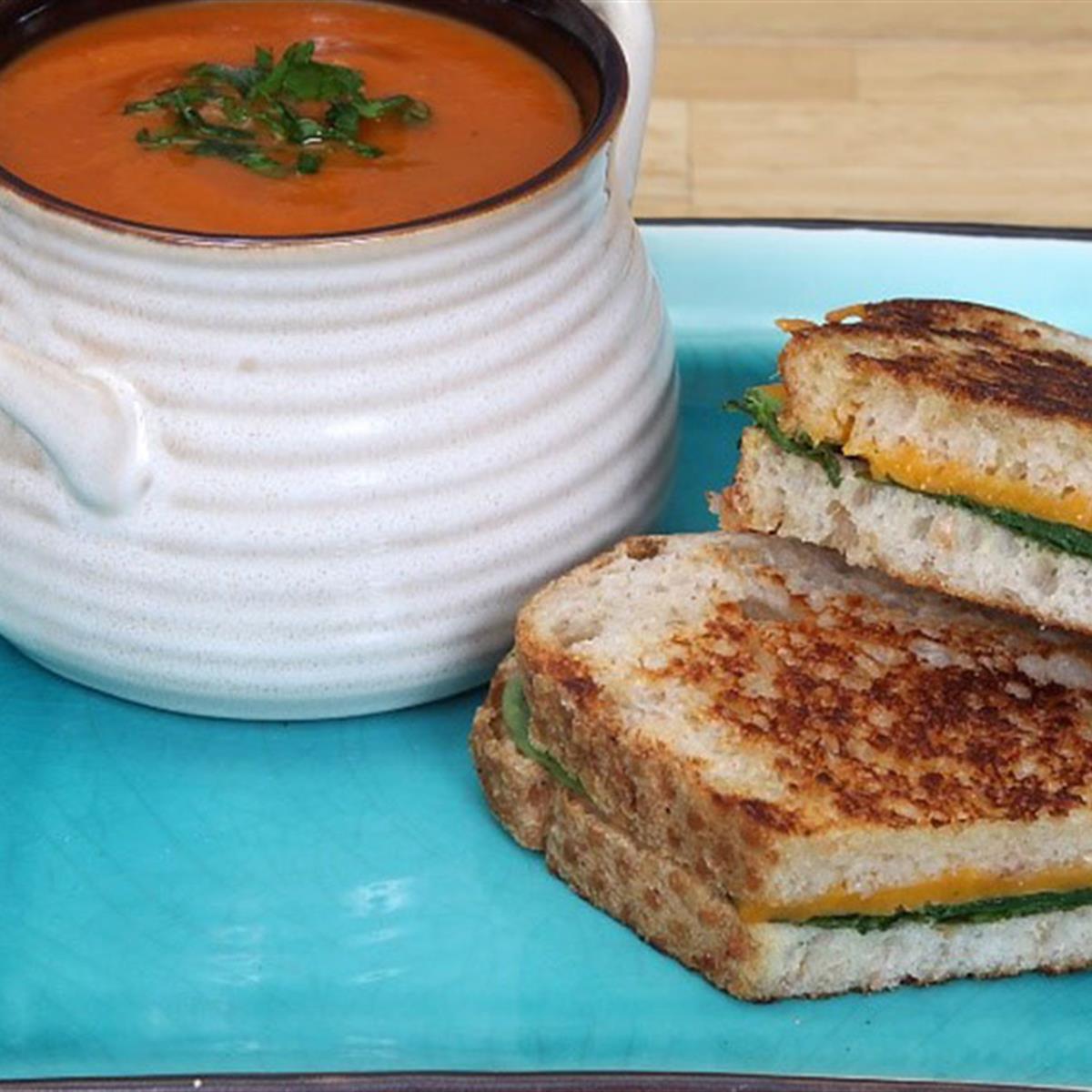 Recipe Spinach Grilled Cheese