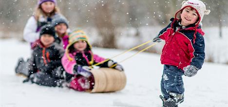 Playing Outside in Winter: Tips to Keep Kids Warm & Safe 