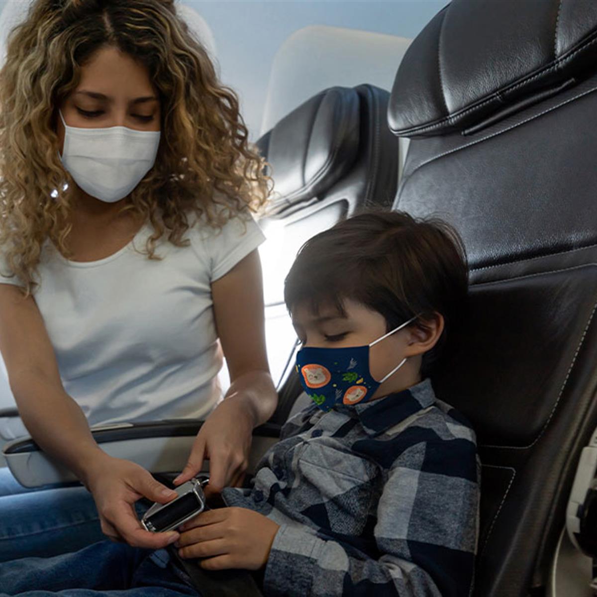 Should my child still wear a face mask while using public